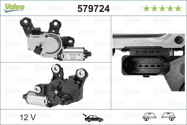Wiper Motor - 579724 VALEO